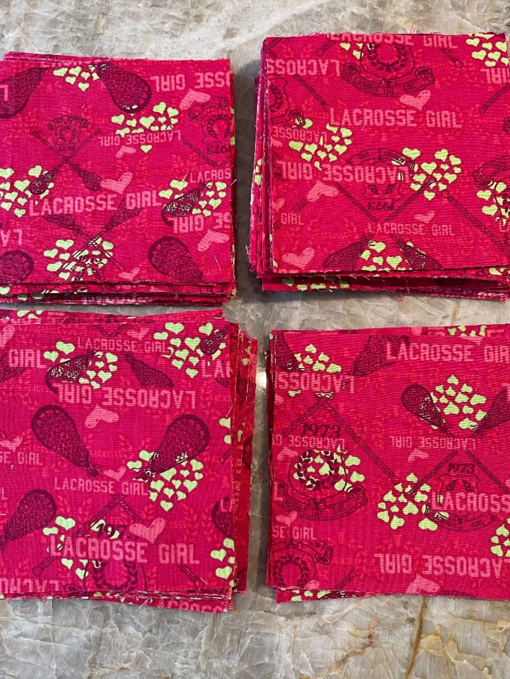 149 Precut 5" Quilt Squares Assorted Fabric Charm Pack